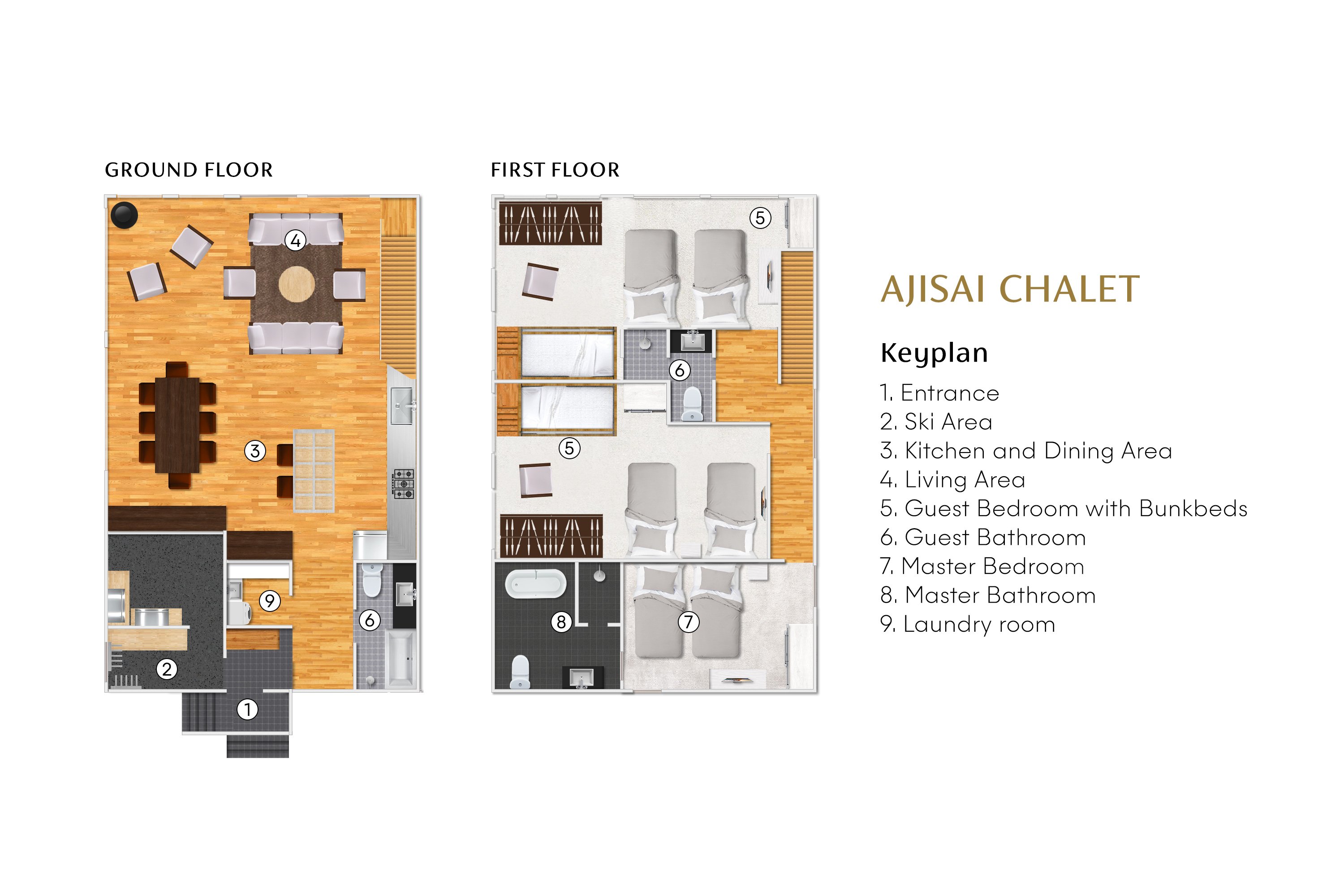 Ajisai Chalet Floorplan